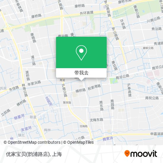 优家宝贝(韵浦路店)地图