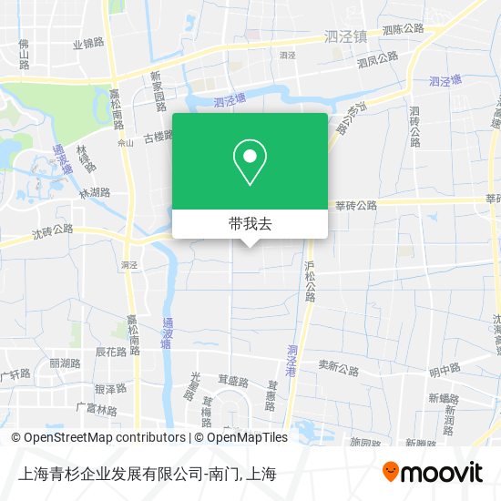 上海青杉企业发展有限公司-南门地图