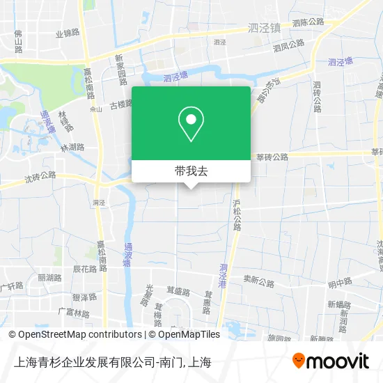 上海青杉企业发展有限公司-南门地图