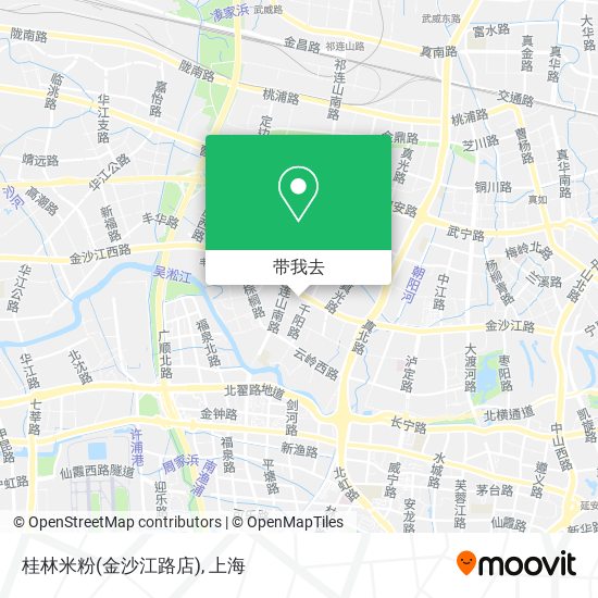 桂林米粉(金沙江路店)地图
