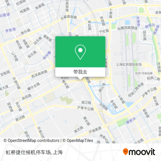 虹桥捷仕候机停车场地图