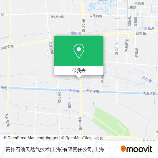 高拓石油天然气技术(上海)有限责任公司地图