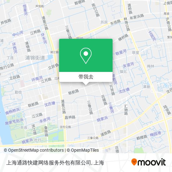 上海通路快建网络服务外包有限公司地图