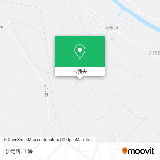 沪定路地图