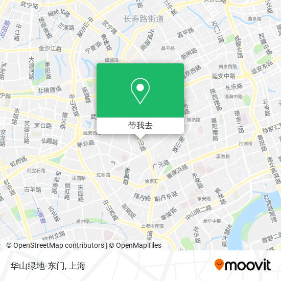 华山绿地-东门地图