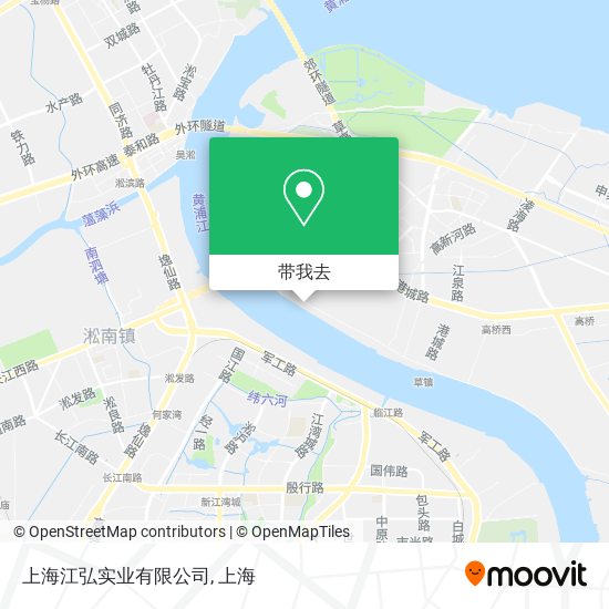 上海江弘实业有限公司地图