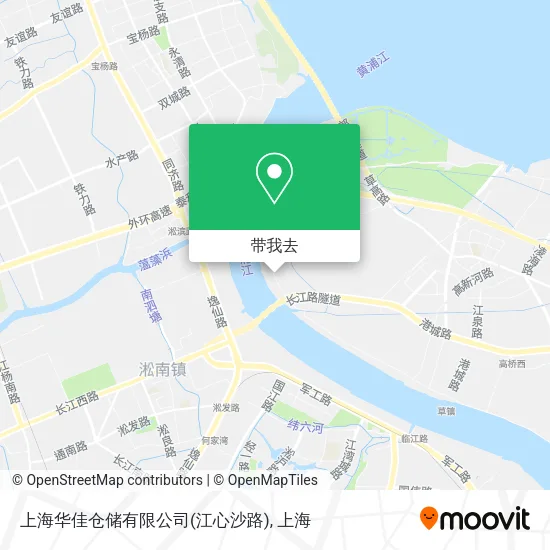 上海华佳仓储有限公司(江心沙路)地图