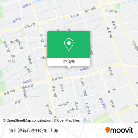 上海川沙新和联明公司地图