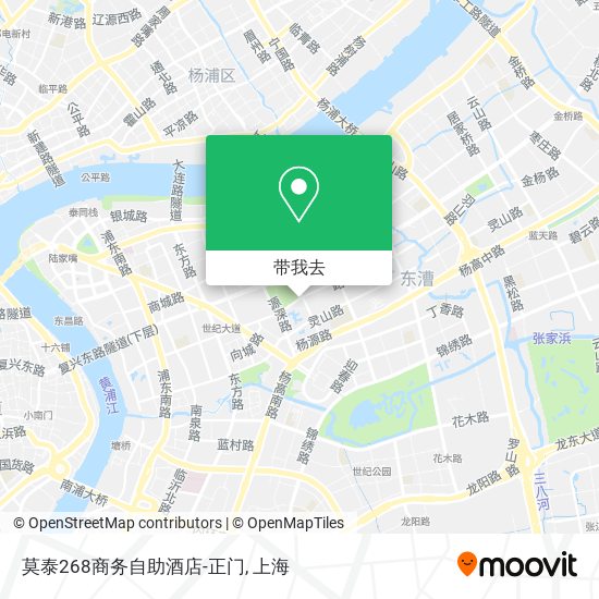 莫泰268商务自助酒店-正门地图