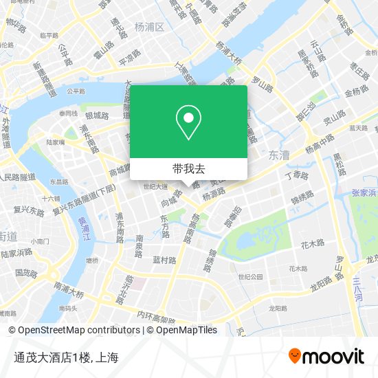 通茂大酒店1楼地图
