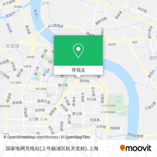 国家电网充电站(上号杨浦区机关党校)地图