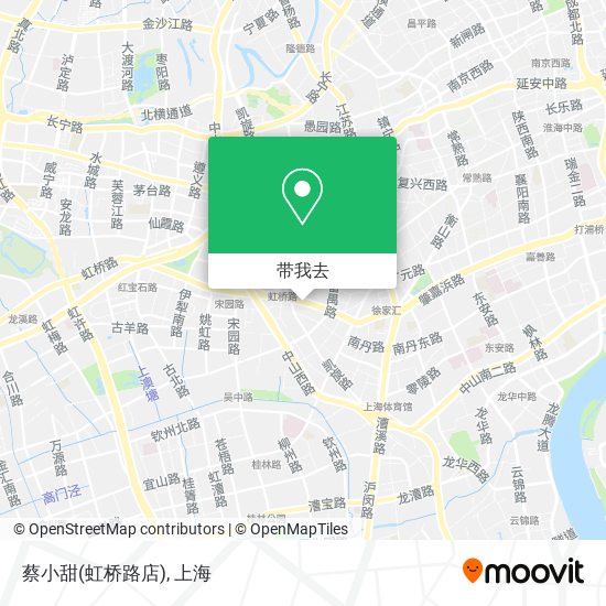 蔡小甜(虹桥路店)地图