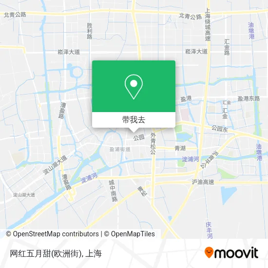网红五月甜(欧洲街)地图