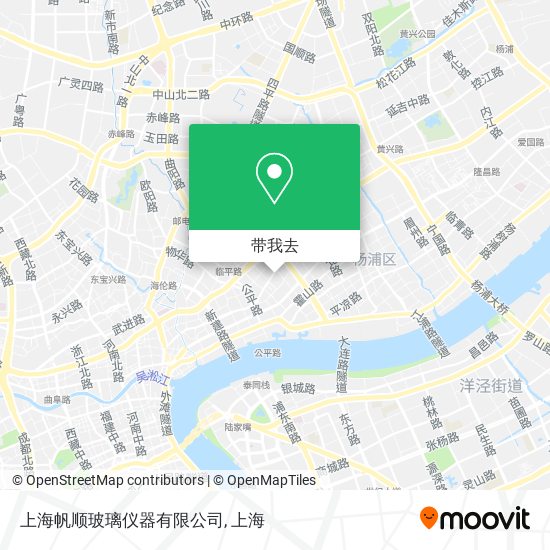 上海帆顺玻璃仪器有限公司地图
