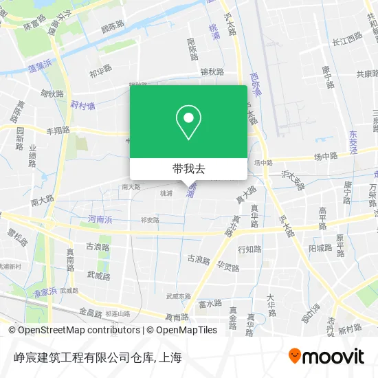 峥宸建筑工程有限公司仓库地图