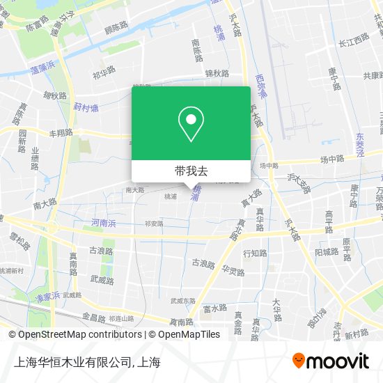 上海华恒木业有限公司地图