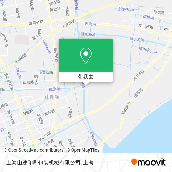 上海山建印刷包装机械有限公司地图