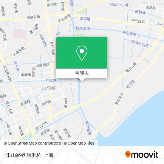 朱山路铁店浜桥地图