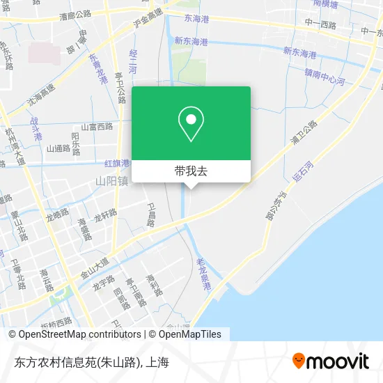 东方农村信息苑(朱山路)地图