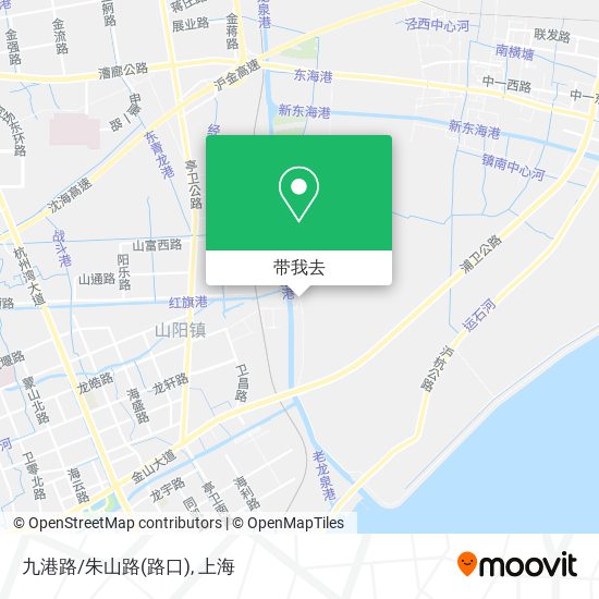 九港路/朱山路(路口)地图