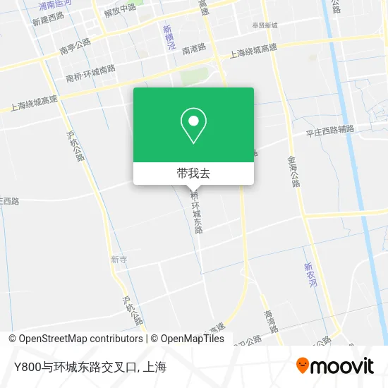 Y800与环城东路交叉口地图