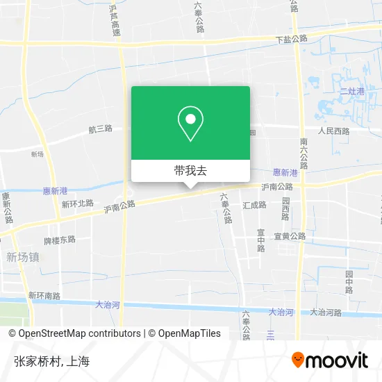 张家桥村地图