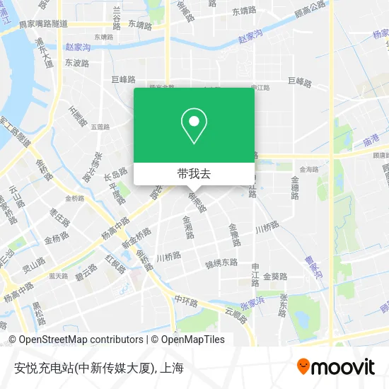 安悦充电站(中新传媒大厦)地图