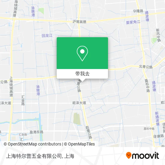 上海特尔普五金有限公司地图