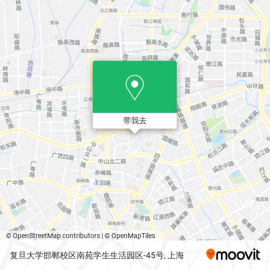 复旦大学邯郸校区南苑学生生活园区-45号地图