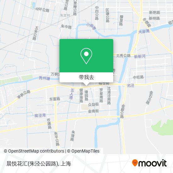 晨悦花汇(朱泾公园路)地图