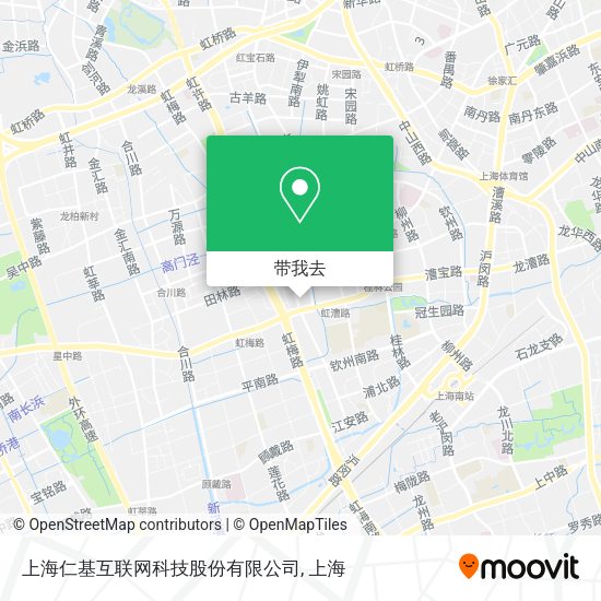 上海仁基互联网科技股份有限公司地图