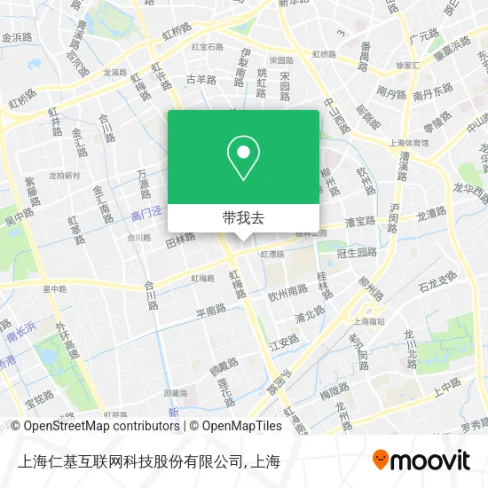 上海仁基互联网科技股份有限公司地图
