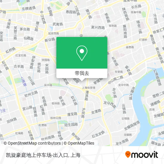 凯旋豪庭地上停车场-出入口地图
