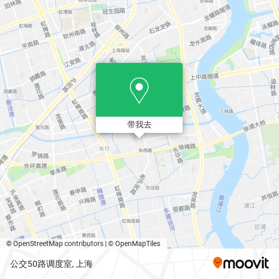 公交50路调度室地图