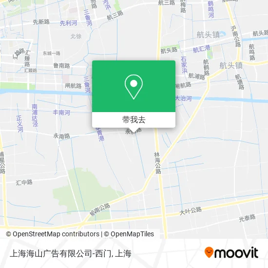 上海海山广告有限公司-西门地图