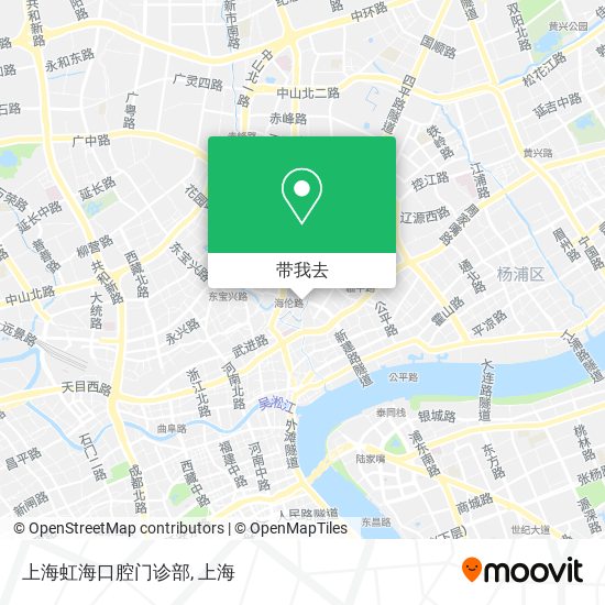 上海虹海口腔门诊部地图