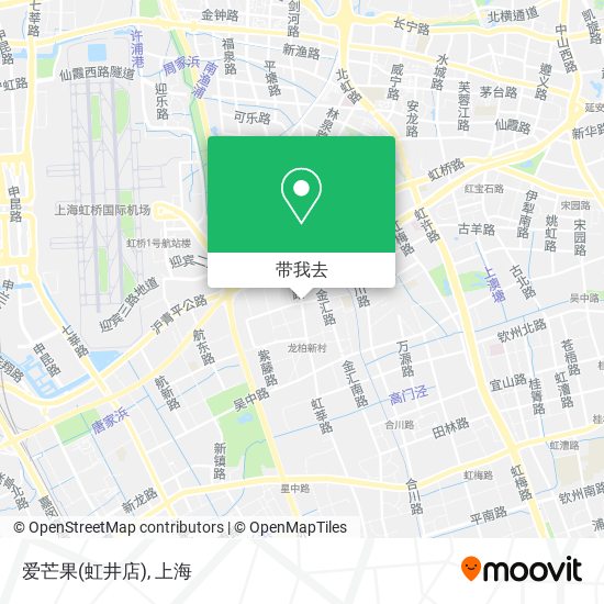 爱芒果(虹井店)地图