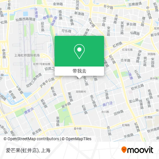 爱芒果(虹井店)地图