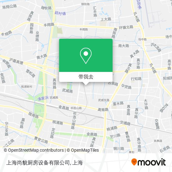 上海尚貌厨房设备有限公司地图