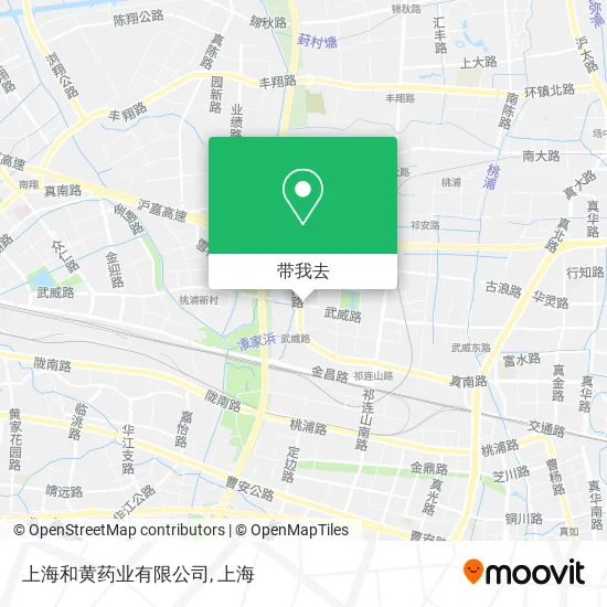 上海和黄药业有限公司地图