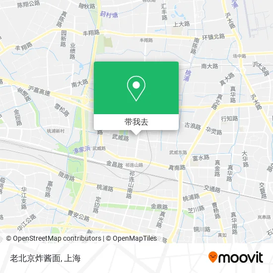 老北京炸酱面地图