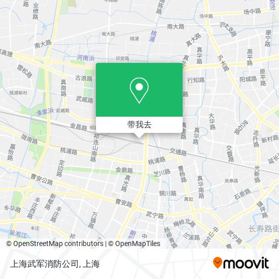 上海武军消防公司地图