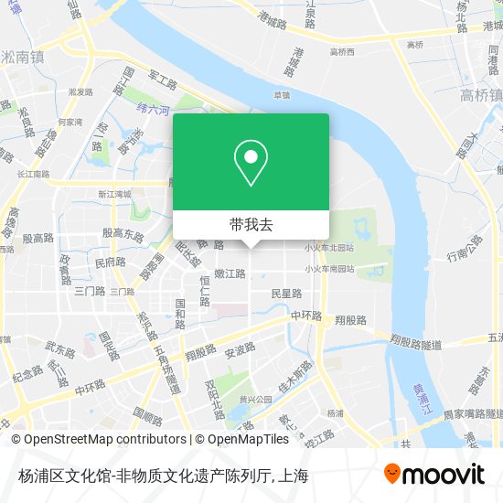 杨浦区文化馆-非物质文化遗产陈列厅地图