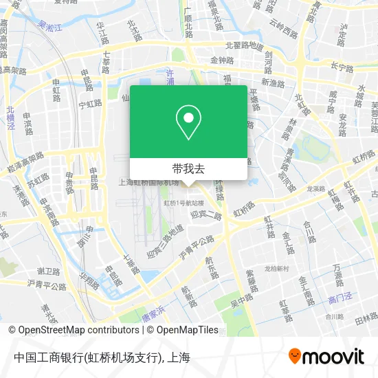 中国工商银行(虹桥机场支行)地图