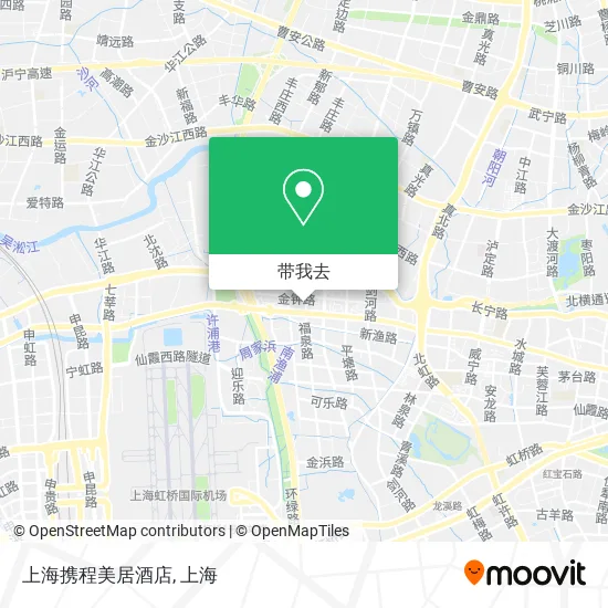 上海携程美居酒店地图