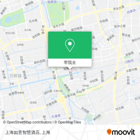 上海如意智慧酒店地图