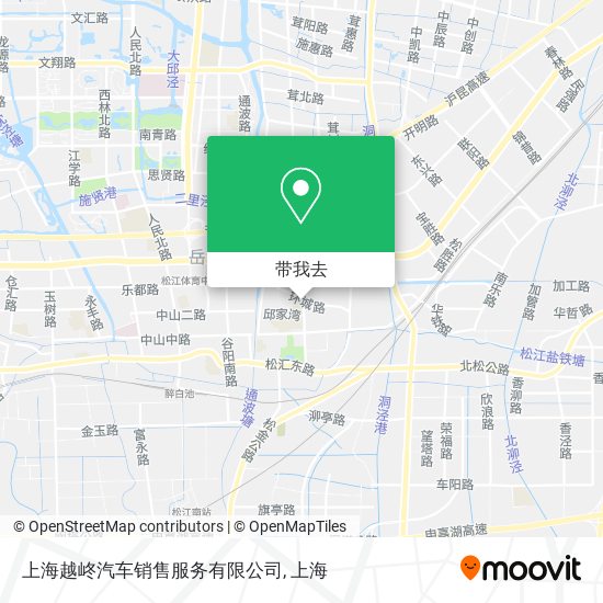 上海越峂汽车销售服务有限公司地图