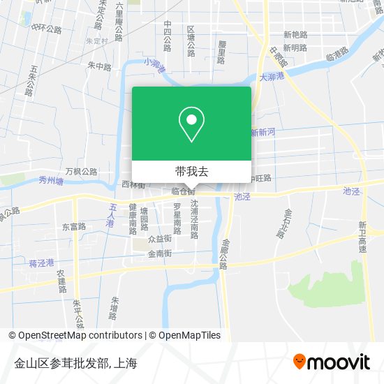 金山区参茸批发部地图