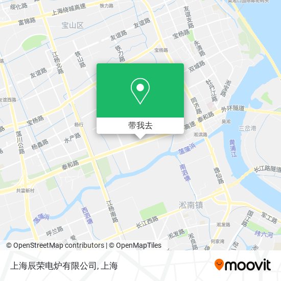 上海辰荣电炉有限公司地图