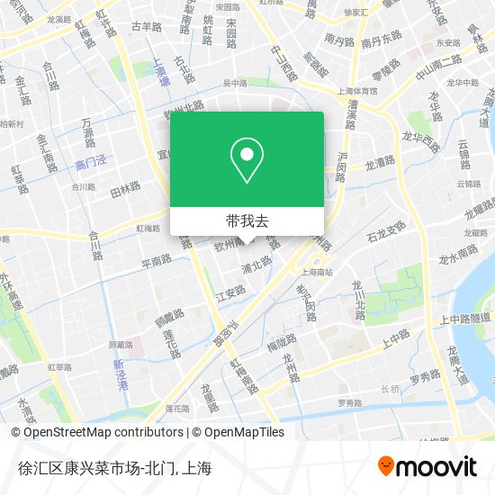 徐汇区康兴菜市场-北门地图